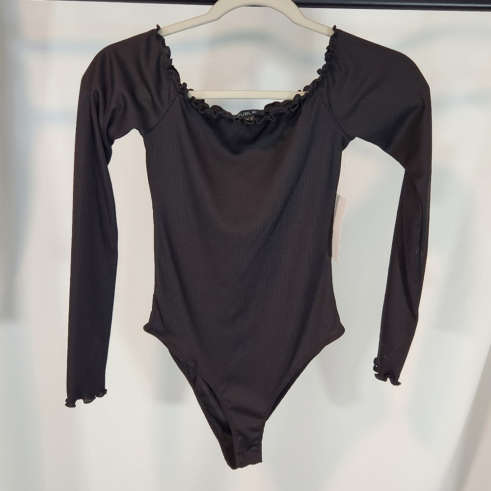 Publik Collection black body suit size S NWT
